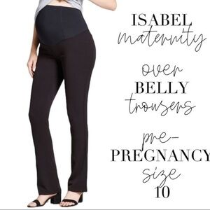 Isabel Maternity for Target - Black Over belly - Bootcut Trousers (Size 10)